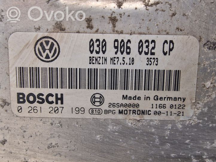 Volkswagen Lupo Блок управления двигателя 030906032CP