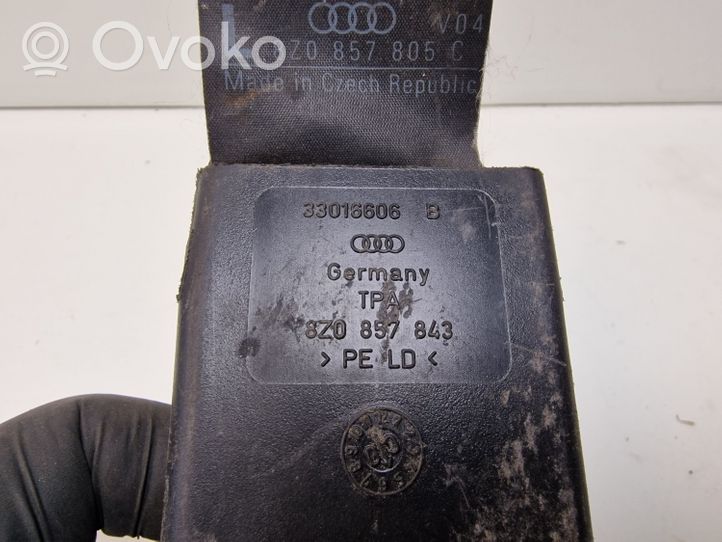 Audi A2 Takaistuimen turvavyö 8Z0857843