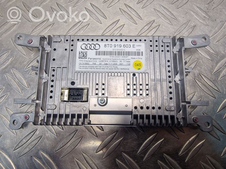 Audi A4 S4 B8 8K Monitori/näyttö/pieni näyttö 8T0919603E