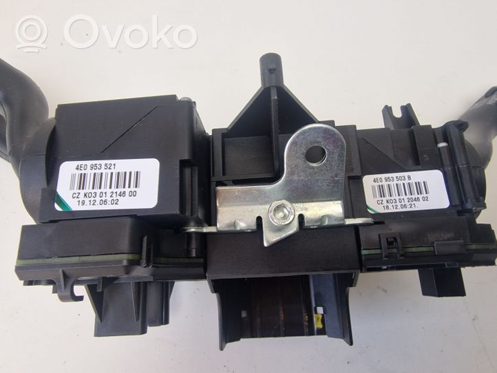 Audi A8 S8 D3 4E Leva/interruttore dell’indicatore di direzione e tergicristallo 4E0953549