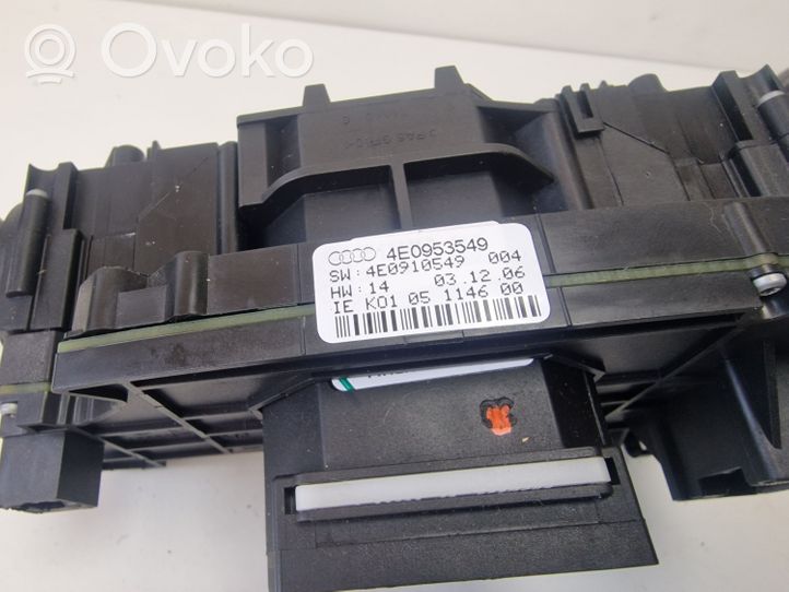 Audi A8 S8 D3 4E Pyyhkimen/suuntavilkun vipukytkin 4E0953549