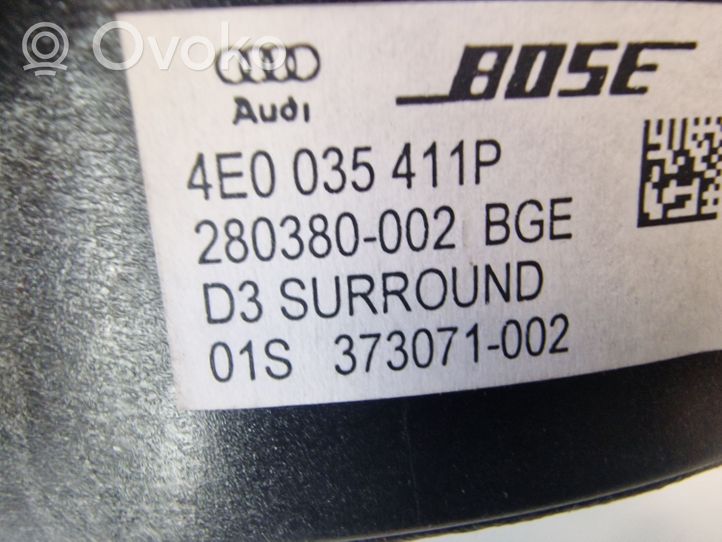 Audi A8 S8 D3 4E Haut-parleur de porte avant 4E0035411P