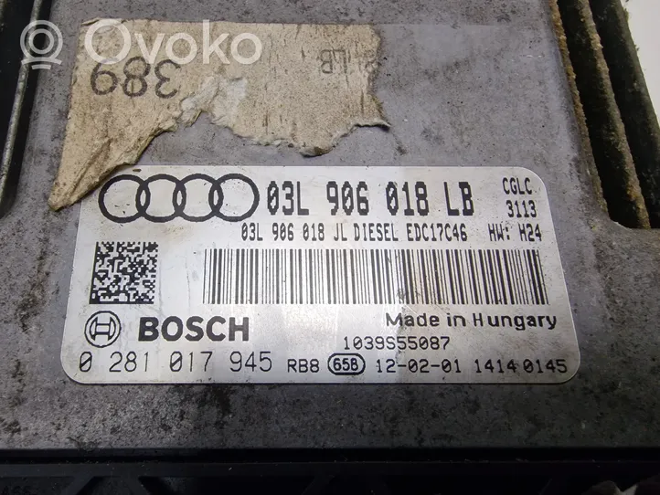 Audi A6 S6 C7 4G Calculateur moteur ECU 03L906018LB