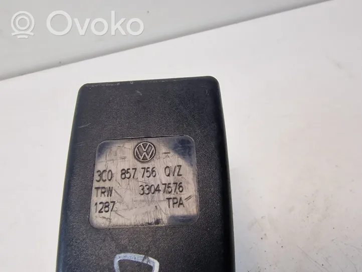 Volkswagen PASSAT B6 Etuistuimen turvavyön solki 3C0857756