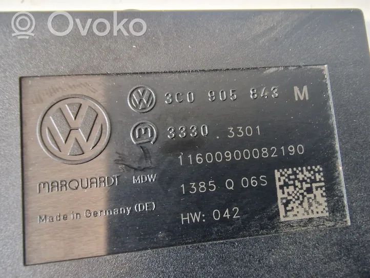 Volkswagen PASSAT B6 Užvedimo spynelė 3C0905843M