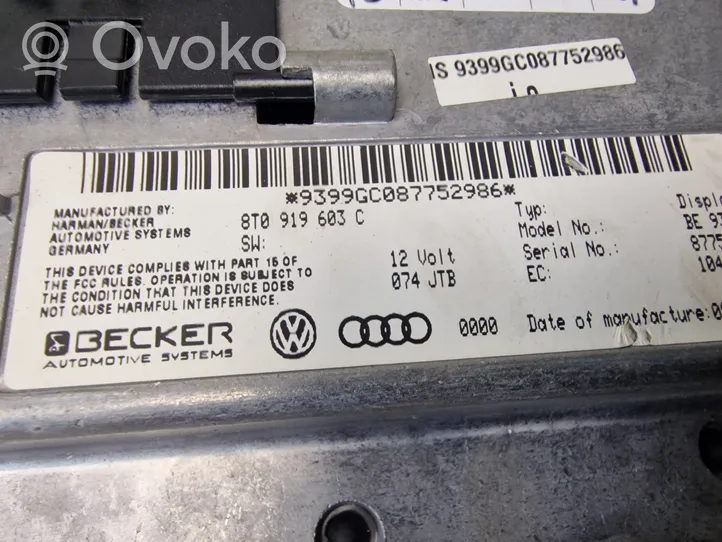 Audi Q7 4L Monitor / wyświetlacz / ekran 8T0919603C
