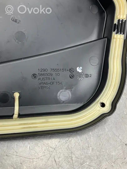 BMW 7 F01 F02 F03 F04 Drošinātāju Kastes vāciņš 7555151