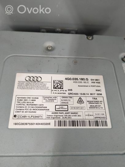 Audi A6 C7 Navigation unit CD/DVD player 4G0035180G