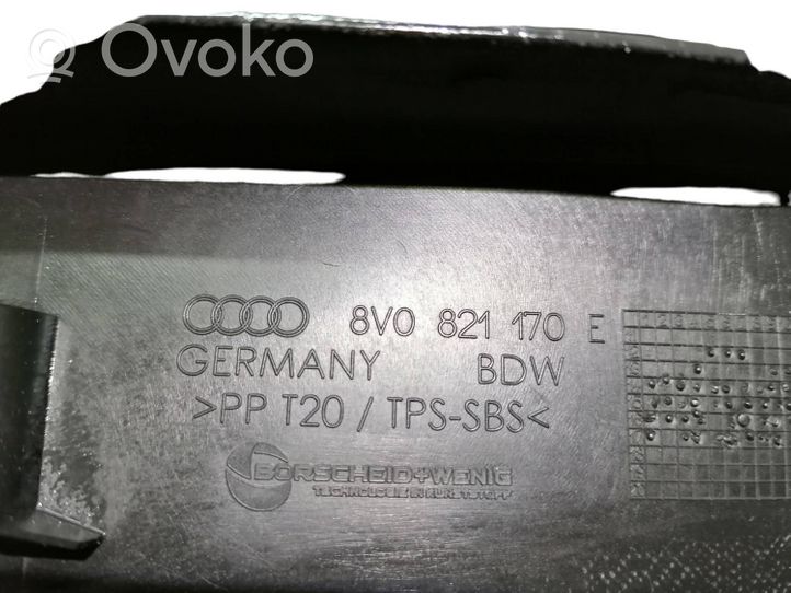 Audi A3 S3 8V Sparno užbaigimas 8V0821170E