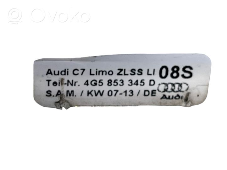 Audi A6 S6 C7 4G Aizmugurējās puses stikla apdare 4G5853345D