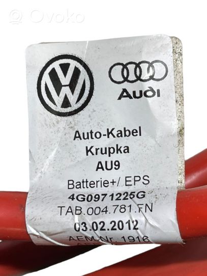 Audi A6 S6 C7 4G Cavo positivo (batteria) 4G0971225G