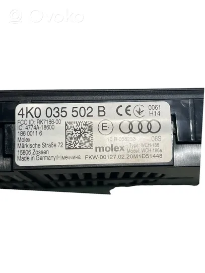 Audi A5 Inne wyposażenie elektryczne 4K0035502B