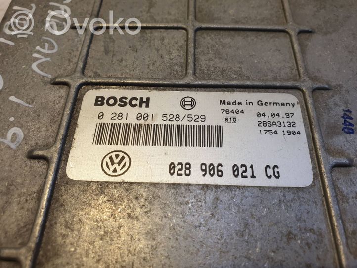 Volkswagen Sharan Moottorin ohjainlaite/moduuli 0281001528