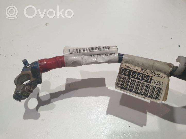 Volvo V70 Câble de batterie positif 9452633