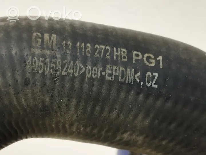 Opel Astra H Engine coolant pipe/hose 13118272BB