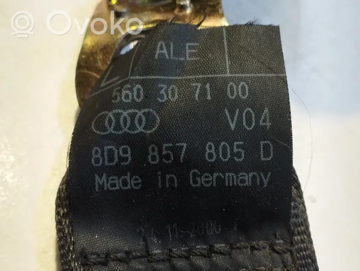 Audi A4 S4 B5 8D Saugos diržas galinis 8D9857805D