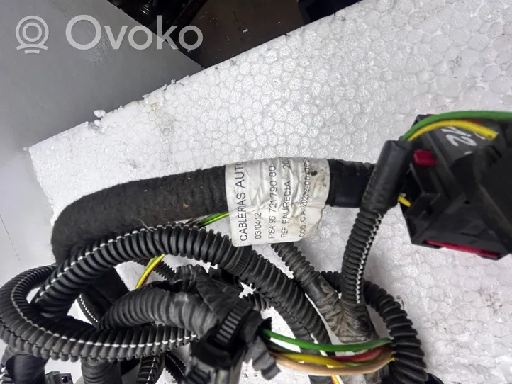 Citroen C4 II Wiązka przewodów czujnika parkowania PDC 9672179080