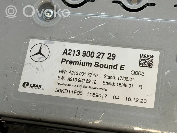Mercedes-Benz E W238 Garso stiprintuvas A2139002729