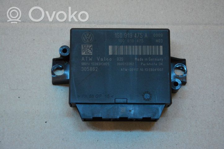 Skoda Citigo Unité de commande, module PDC aide au stationnement 1S0919475A