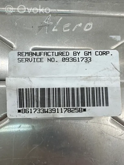 Chevrolet Alero Calculateur moteur ECU 09361733