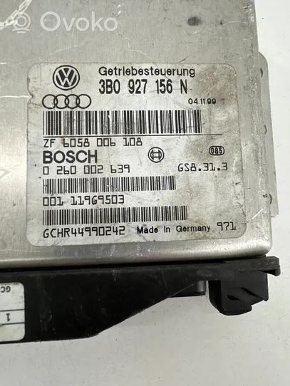 Volkswagen PASSAT B5 Vaihdelaatikon ohjainlaite/moduuli 3B0927156N