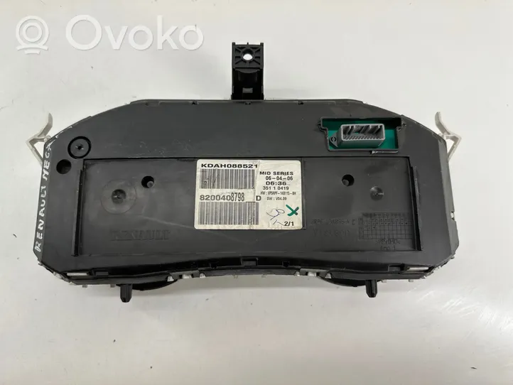 Renault Megane II Compteur de vitesse tableau de bord 8200408798