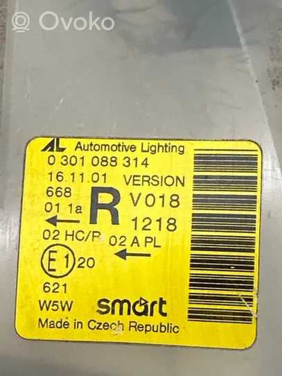 Smart ForTwo I Lampa przednia 0301088314