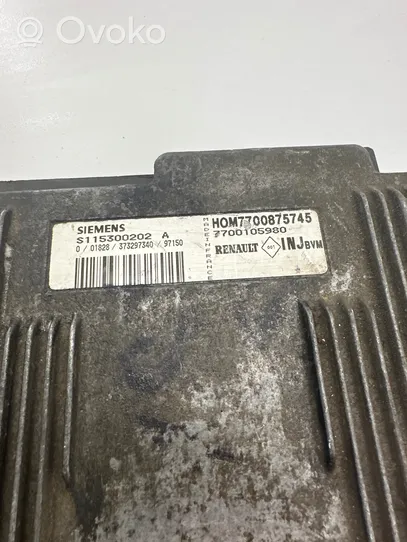 Renault Scenic I Sterownik / Moduł ECU 7700875745