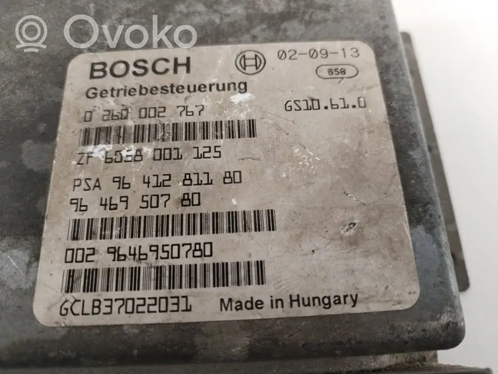 Peugeot 607 Pārnesumkārbas vadības bloks 9646950780