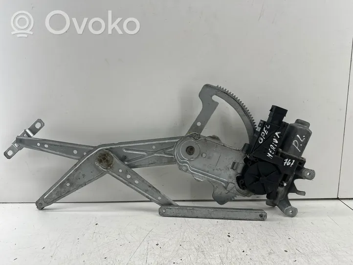 Opel Meriva A Front door window regulator with motor 93362662