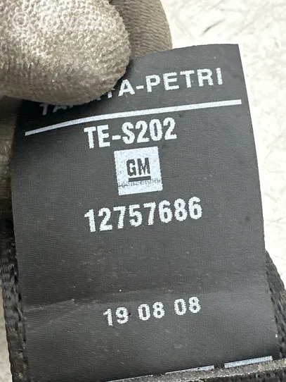 Saab 9-3 Ver2 Pas bezpieczeństwa fotela tylnego 12757686