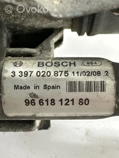 Peugeot 407 Etupyyhkimen vivusto ja moottori 9661812180