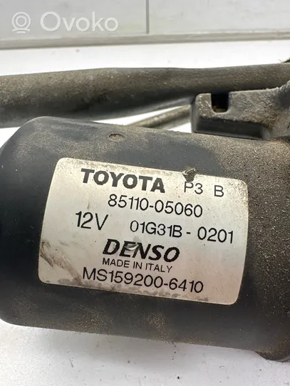 Toyota Avensis T250 Tiranti e motorino del tergicristallo anteriore 8511005060