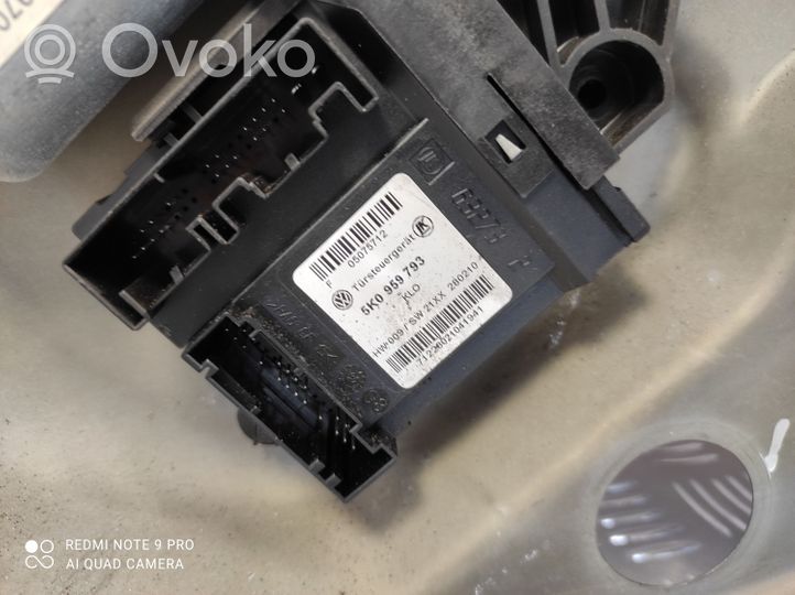 Skoda Octavia Mk2 (1Z) Alzacristalli della portiera anteriore con motorino 117734L