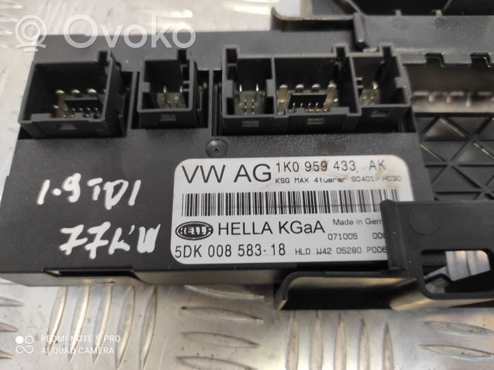 Volkswagen Jetta V Module confort 1K0959433AK