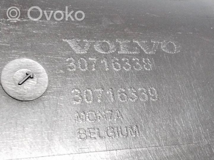 Volvo V50 Dzinēja pārsega slēdzenes dekoratīvā apdare 30716338