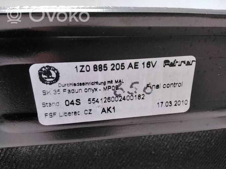 Skoda Octavia Mk2 (1Z) Podłokietnik tylnej kanapy 1Z0885205AE