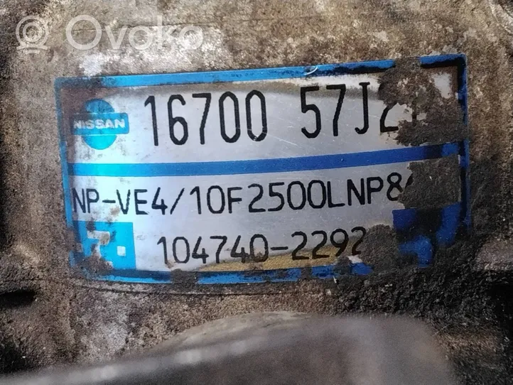 Nissan Primera Pompa wtryskowa wysokiego ciśnienia 1670057J21