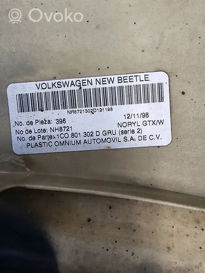 Volkswagen New Beetle Beplankung Zierleiste Seitenwand Kotflügel hinten 1C0801302D