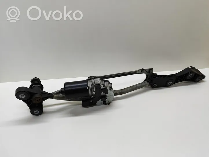 BMW 5 E60 E61 Tiranti e motorino del tergicristallo anteriore 6987475