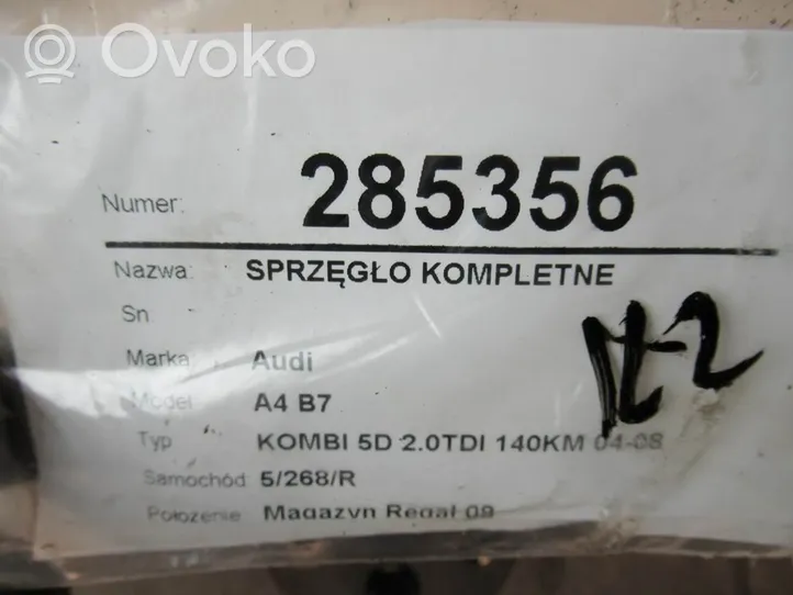 Audi A4 S4 B7 8E 8H Sankabos komplektas BRE