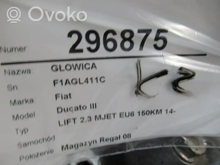 Fiat Ducato Głowica silnika F1AGL411C