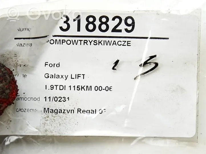 Ford Galaxy Wtryskiwacze / Komplet 0414720029