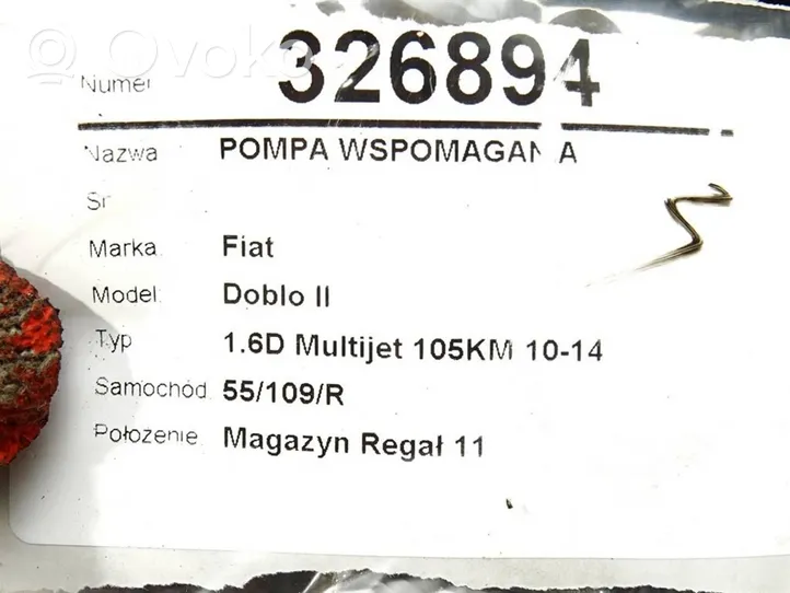 Fiat Doblo Ohjaustehostimen pumppu 00518523200