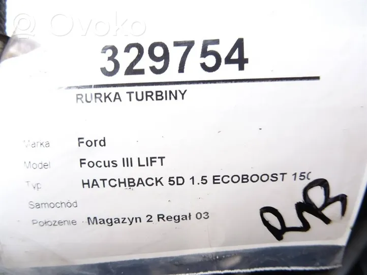 Ford Focus Tubo flessibile mandata olio del turbocompressore turbo 