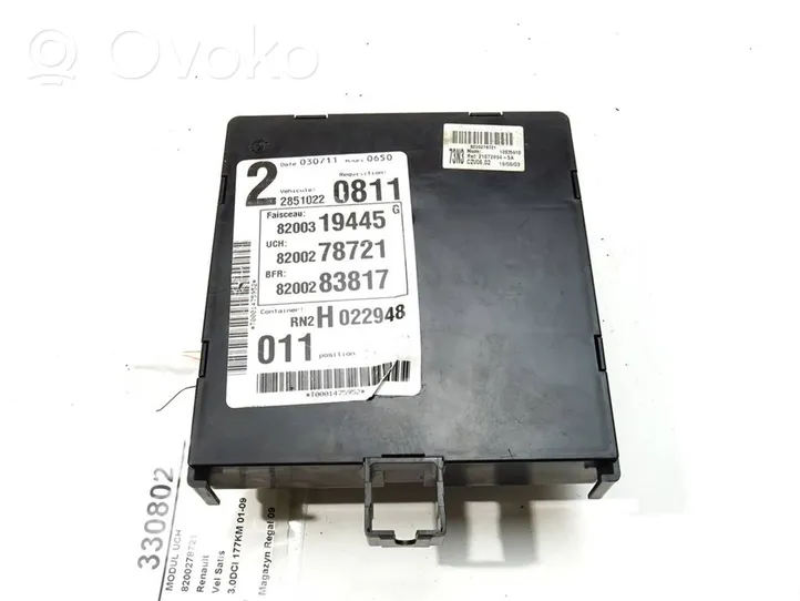 Renault Vel Satis Inne komputery / moduły / sterowniki 8200278721