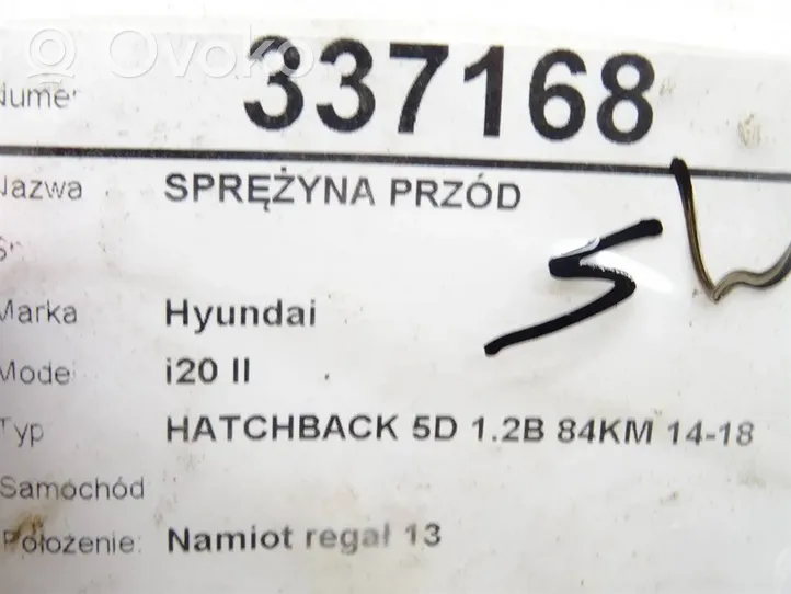 Hyundai i20 (GB IB) Sprężyna przednia 