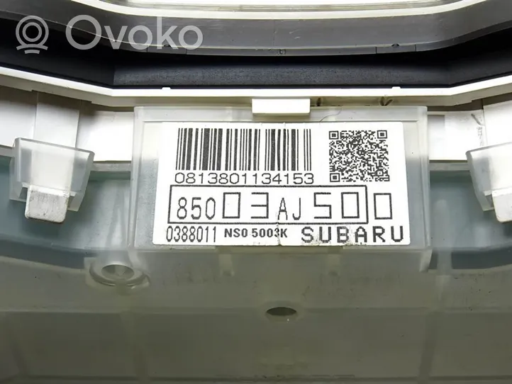 Subaru Outback Velocímetro (tablero de instrumentos) 85003AJ50