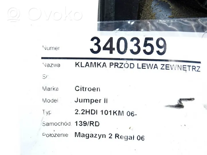 Citroen Jumper Front door exterior handle 