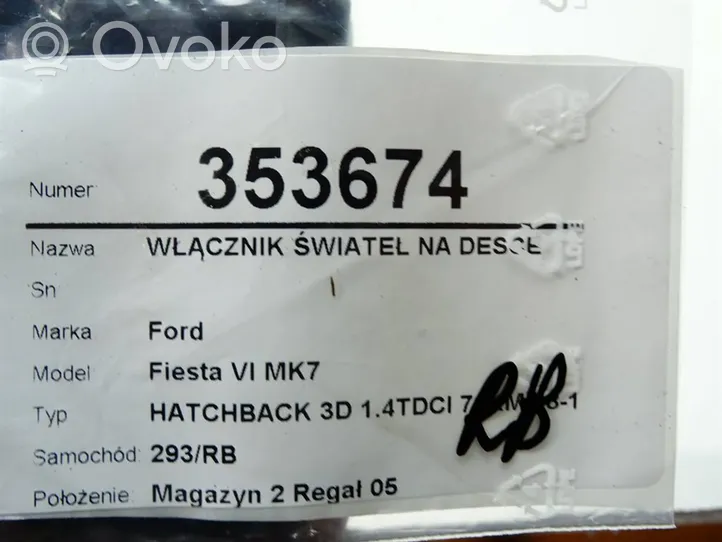 Ford Fiesta Inne przełączniki i przyciski 8A6T13A024AB